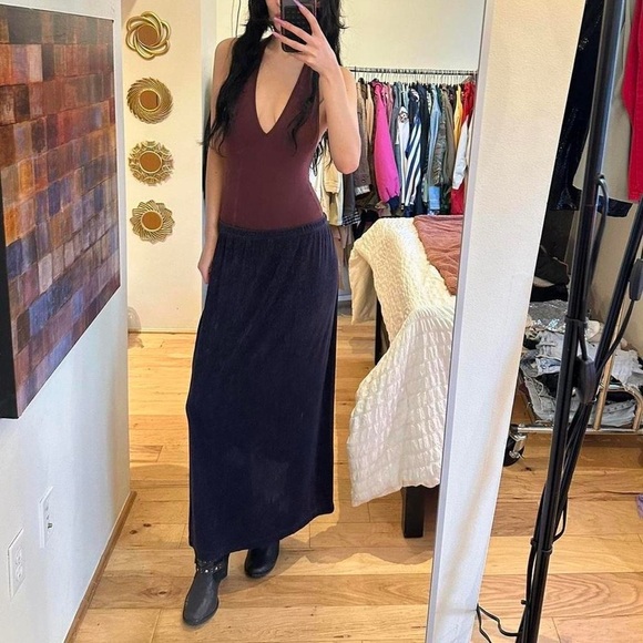 Chico's Dresses & Skirts - Chico's Deep Navy Maxi Skirt